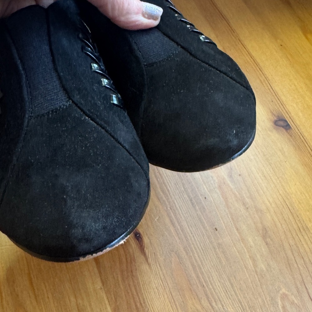 Anita black suede shoes size 6.5 - Picture 5 of 11